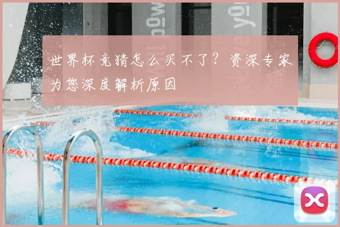 世界杯竞猜怎么买不了？资深专家为您深度解析原因
